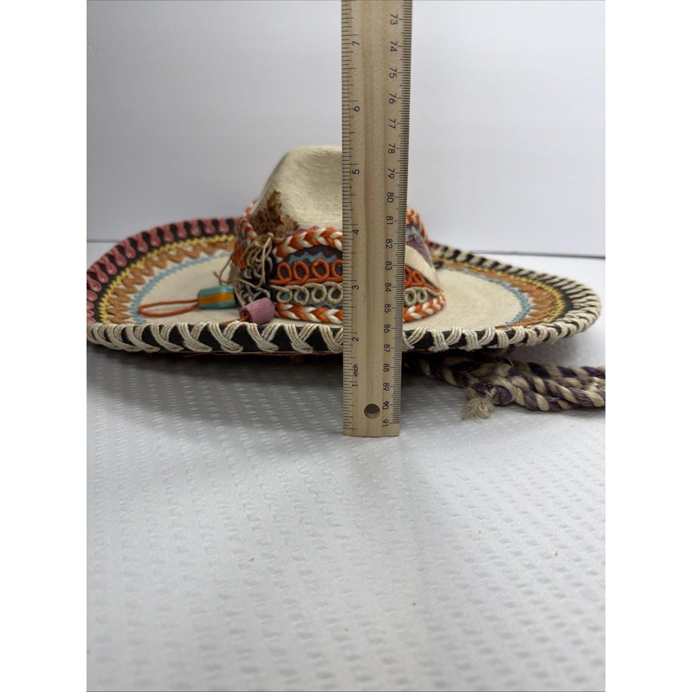 Vintage 1960s Casa Chavez Mexican Sombrero de Palma Rodolfo Chavez Sahuayo Decor - Picture 14 of 16